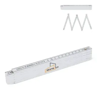 Calibrated foldable ruler 2m - LT90220 (gadzety reklamowe)
